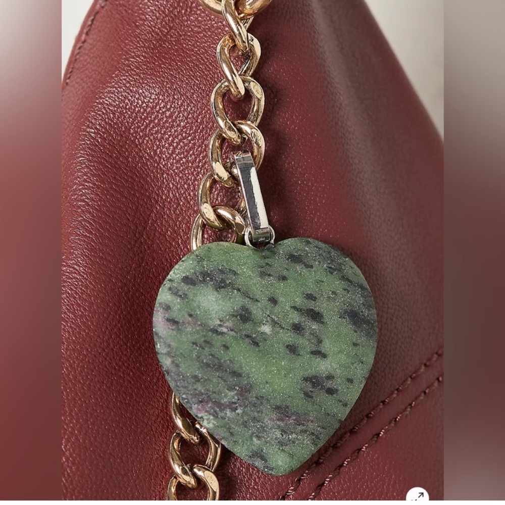 Free People Stone Heart Bag Charm.  NWT!!!